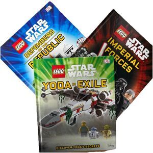 DK Lot of 3 Star Wars Lego Books Hardcover Kids Reading EUC